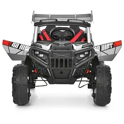 Дитячий електричний джип Bambi Racer 12V одномісний до 30 кг Сірий (DE-169-E-942) - мініатюра 2