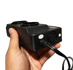 Інвертор перетворювач постійного струму Q-CC8200 300 Вт 12/220V 2 розетки 2 USB TypeC - мініатюра 3