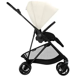 Коляска Cybex Melio Carbon Canvas White з бампером (525000035) - мініатюра 3