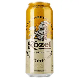 Уцінка. Пиво Velkopopovitsky Kozel світле 4% 0.5 л з/б  (786389)