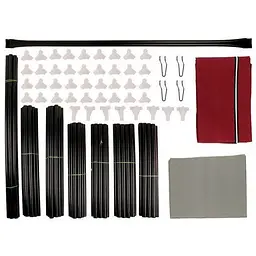 Складана тканинна шафа, шафа для одягу Storage Wardrobe 88130 на 3 секції Рожева - мініатюра 3