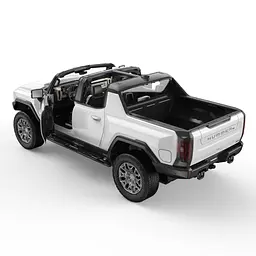 Машинка Hummer EV білий RASTAR модель 1:16 Автомобіль на дистанційному керуванні + пульт 2,4 ГГц - мініатюра 4