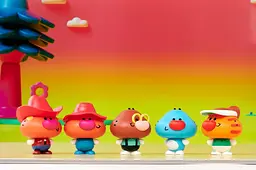 Ігровий набір фігурок Оггі Оггі Simba Oggy Oggy Deluxe 5 героїв мультфільму рухомі фігурки 7 см від 3 років (SKU-240) - мініатюра 5