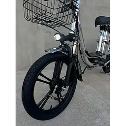 Електровелосипед Minako U18" 600W 48V 18Ah + сидіння/багажник сірий - мініатюра 6