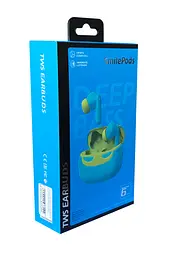 Навушники GRAND бездротові Earbuds SmilePods жовто-блакитні - мініатюра 2