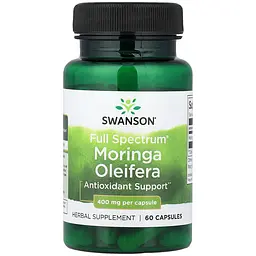 Екстракт морінги олійної Swanson Full Spectrum Moringa Oleifera 400 мг 60 капсул