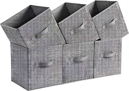 Набір складаних органайзерів для зберігання Leobert CubeFit, сірий - мініатюра 2