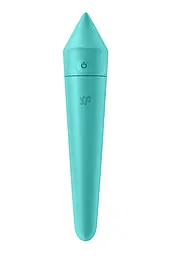 Вібратор Satisfyer Ultra Power Bullet 8 Turquoise Віброкуль, для клітора, 13.6х2.6 см блакитний - мініатюра 4