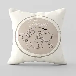 Подушка 3D Travel 28991 35х35 см