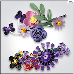 Конструктор LEGO Botanicals Букет квітів Олівії Родріґо 400 ел. (11507) - мініатюра 11