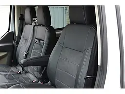 Авточохли модельні MW Brothers для Ford Transit Custom (1+2) c 2012-2023 Серія Leather Style - мініатюра 7