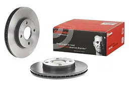 Диск тормозной вентилируемый Ford Fusion, Fiesta IV-V, Focus I 95-25г Brembo ( 09.7806.11 )