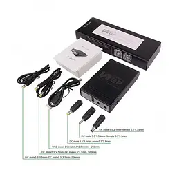 ДБЖ для роутера WGP103-51212 18W 10400mAh black EU - мініатюра 4