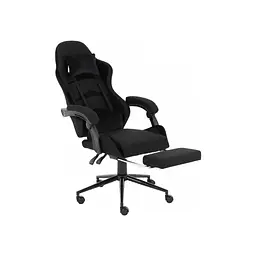 Крісло ігрове GT Racer X-2324 Black Suede (X-2324 Fabric Black Suede) - мініатюра 4