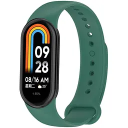 Ремінець для фітнес-браслета Lemfo для Xiaomi Mi Band 8 і 9 зелений