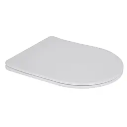 Сидіння для унітазу Mixxus Seat Cover Bevel-2001 з мікроліфтом 455x380x60 мм MI6718, Білий