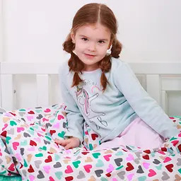 Підковдра дитяча Cosas Love 110х140 см бірюзова (LoveMint_110q) - мініатюра 7