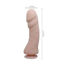 Вібратор Baile The Big Penis, 23.5 см (тілесний) - мініатюра 5