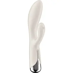 Вібратор-кролик Satisfyer Spinning Rabbit 1 20 см білий