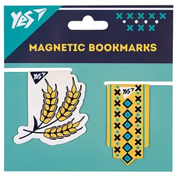 Закладка магніт. Yes 708123 Ukraine 2шт - мініатюра 1