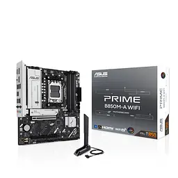 Материнcька плата PRIME B850M-A WIFI sAM5 B850 4xDDR5 M.2 HDMI DP Wi-Fi BT mATX Asus teh0019082 - мініатюра 9