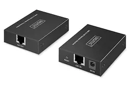 Подовжувач Digitus USB 2.0, для використання з кабелем Cat6, до 150 м, 4 х USB-A, чорний - мініатюра 2