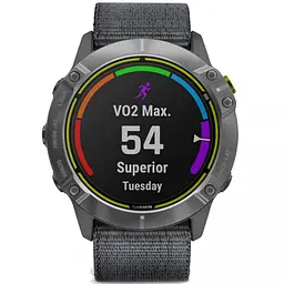 Смарт-годинник Garmin Enduro Steel with Gray UltraFit Nylon Strap (010-02408-00/10) - мініатюра 10
