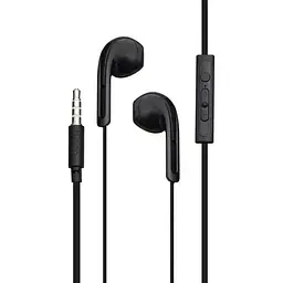 Дротові навушники Hoco M39 Rhyme with mic, 3.5mm, 1.2m, black