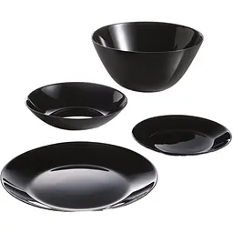 Столовий сервіз Arcopal Zelie Black, 19 шт., чорний (Q8506) - мініатюра 2