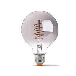 LED лампа VIDEX Filament G95FGD 4W E27 2100K дімерна графіт - мініатюра 2