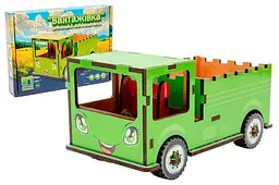 Конструктор Puz-00929 "Вантажівка" дерев'яний, 37 дит., розмір 8,7 х15х 8,2 см PuzzleOK