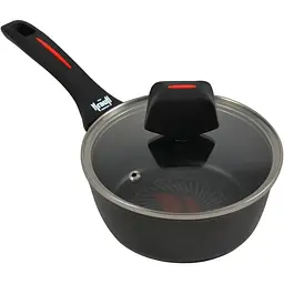 Ківш Krauff Smart Fry зі скляною кришкою 1 л 16 см (25-45-158)