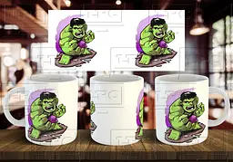 Чашка "Mini hulk" 330 мл Зелена