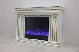Електричний камін Valencia Gold Bluetooth звук потріскування дров 1500Вт (10080115) - мініатюра 8