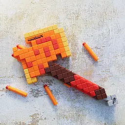 Бластер-сокира Hasbro Nerf Minecraft Firebrand Dart-Blasting Axe (F8953) - мініатюра 8