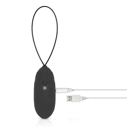 Віброяйце EasyToys Luv Egg 16 см чорний - мініатюра 3