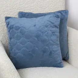 Подушка декоративна ТЕП Velour Dark Blue 40 x 40 см (3-00437_34012)