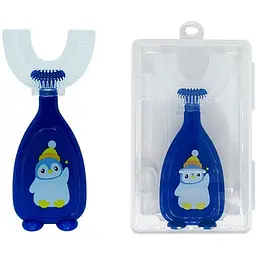 Дитяча зубна щітка-капа в футлярі MGZ-0730(Blue) блакитний