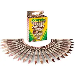 Набір воскових крейд Crayola Colours of the World, 24 шт. (52-0114) - мініатюра 2