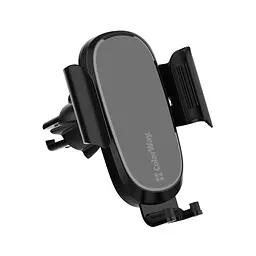 Універсальний автотримач ColorWay Air Vent Car Wireless Charger 15W Black (CW-CHAW038Q-BK) - мініатюра 3