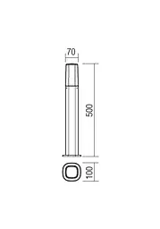 Стовпчик CRAYON ST500 E27 42W IP44 DG (4.1.1) Redo 9075 - мініатюра 2