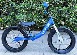 Велобіг Corso Spin-X, сталева рама, колесо 14", надувні колеса, підніжка, підставка для ніг, дзвоник PX-322-94 - мініатюра 2