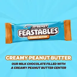 Набір шоколадних батончиків MrBeast Feastables Chocolate Candy Assortment 366 г - мініатюра 5