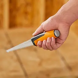 Пила посилена складана з потрійним заточуванням Fiskars Pro PowerTooth 150 мм 8 TPI 1062935 - мініатюра 9