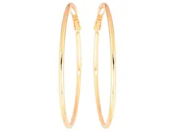 Сережки Xuping Позолота 18K кільця конго "Декоративний візерунок" ø 5.5см 270625