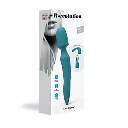 Вібромасажер з двома насадками Love To Love R-EVOLUTION TEAL ME, гнучка головка - мініатюра 7