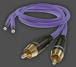 Аналоговий фоно-кабель для програвачів вінілу 2xRCA-2xRCA Melodika MDPH-20 PHONO Cable 2m - мініатюра 6