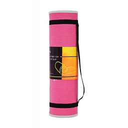 Килимок спортивний Cornix NBR 183 x 61 x 1 см для йоги та фітнесу XR-0095 Pink/Grey - мініатюра 4