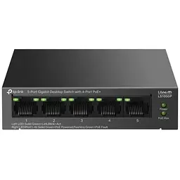 Комутатор LS105GP 5xGE (4xPoE), 65 Вт TP-Link teh0018257