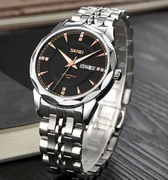 Наручний годинник Skmei 9268 Silver Black, 9268SIBK (18385) - мініатюра 4